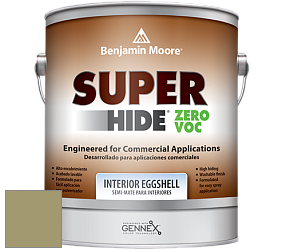 Benjamin Moore 357 Super Hide Zero Voc Interior Eggshell краска цвет 503 Fraser Fir