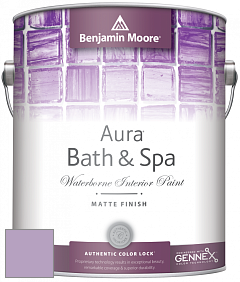 Benjamin Moore Aura 532 Bath & Spa Waterborne Interior Paint Matte Finish краска цвет NCS S 2030-R50B 
