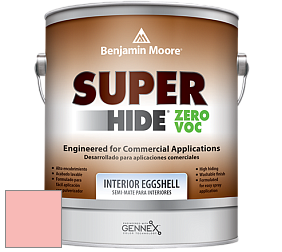Benjamin Moore 357 Super Hide Zero Voc Interior Eggshell краска цвет 2012-50 Perky Peach