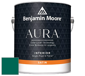 Benjamin Moore Aura 526 Waterborne Interior Satin Finish покрытие цвет NCS S 4550-B80G 