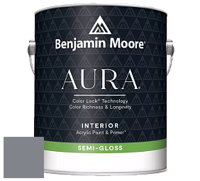 Benjamin Moore Aura 528 Waterborne Interior Semi-gloss Finish краска цвет NCS S 5005-R80B 