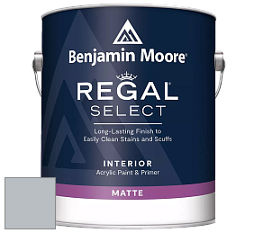 Benjamin Moore 548 IRegal Select Interior Paint - Matte краска цвет 2126-50 Gray Timber Wolf