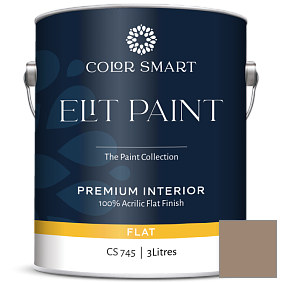 Краска COLOR SMART CS 745 ELIT PAINT глубокоматовая моющаяся краска цвет 1020 Woodacres