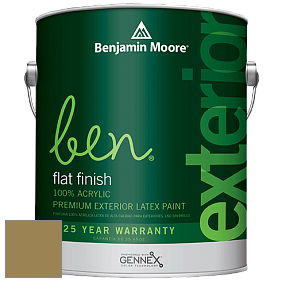 Benjamin Moore Ben 541 Waterborne Exterior Flat Finish краска цвет 2148-20 Thyme