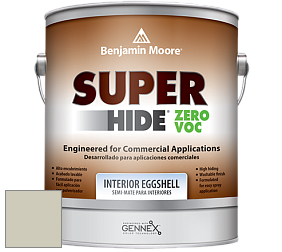 Benjamin Moore 357 Super Hide Zero Voc Interior Eggshell краска цвет OC-48 Hazy Skies