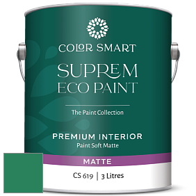 COLOR SMART CS 619 SUPREM ECO PAINT матовая краска цвет 2042-20 Reef Green