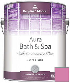 Краска Benjamin Moore Aura Bath & Spa Interior Paint Matte Finish (532) цвет 1347 Pink Ladies