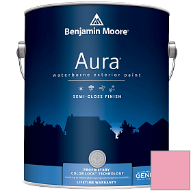 Краска Aura Waterborne Exterior Semi-Gloss Finish (632) цвет 1326 Bubble Bath