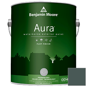 Краска Aura Waterborne Exterior Flat Finish (629) цвет 714 Hidden Falls