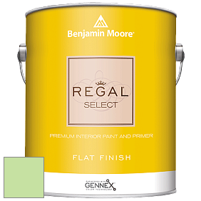 Benjamin Moore 547 Regal Select Waterborne Interior Flat Finish краска цвет 2030-50 Shimmering Lime
