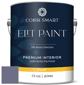 COLOR SMART CS 745 ELIT PAINT глубокоматовая моющаяся краска цвет NCS S 5020-R60B 