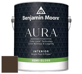 Benjamin Moore Aura 528 Waterborne Interior Semi-gloss Finish краска цвет RAL 8014 
