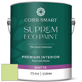 COLOR SMART CS 619 SUPREM ECO PAINT матовая краска цвет NCS S 0540-G40Y 