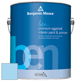 Benjamin Moore Ben W626 Premium Interior Latex Eggshell краска цвет 2066-60 Honolulu Blue