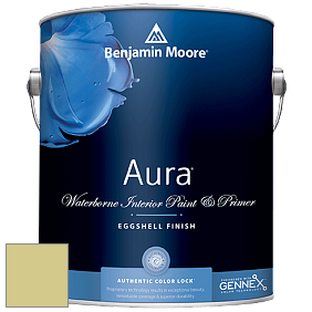 Benjamin Moore Aura 524 Waterborne Interior Eggshell Finish краска цвет 2146-40 Pale Avocado