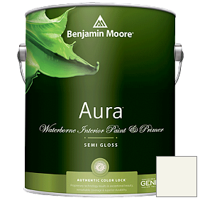 Краска Aura Waterborne Interior Semi-gloss Finish (528) цвет 2144-70 Snowfall White