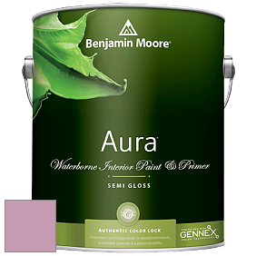 Benjamin Moore Aura 528 Waterborne Interior Semi-gloss Finish краска цвет 1362 Cranberry Ice