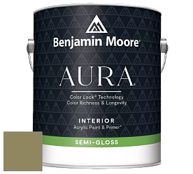 Benjamin Moore Aura 528 Waterborne Interior Semi-gloss Finish краска цвет 504 Nature's Reflection