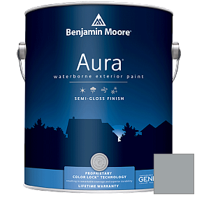 Краска Aura Waterborne Exterior Semi-Gloss Finish (632) цвет 1606 Cobblestone Path