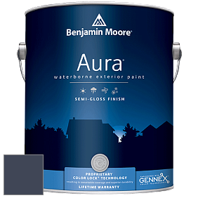 Benjamin Moore Aura 632 Waterborne Exterior Semi-Gloss Finish краска цвет 2063-10 Old Navy