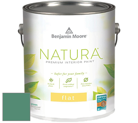 Benjamin Moore 512 Natura Interior Flat Finish матовая краска цвет 601 Juniper Green