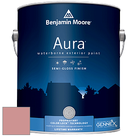 Benjamin Moore Aura 632 Waterborne Exterior Semi-Gloss Finish краска цвет 2088-50 Cool Lava