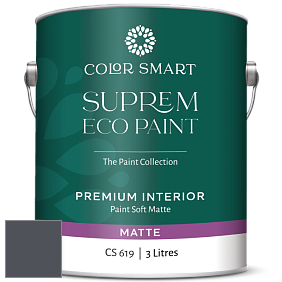 COLOR SMART CS 619 SUPREM ECO PAINT матовая краска цвет 2119-30 Baby Seal Black