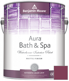Краска Benjamin Moore Aura Bath & Spa Interior Paint Matte Finish (532) цвет 2076-10 Crushed Velvet