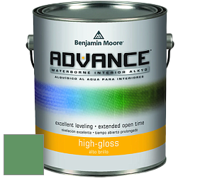 Benjamin Moore 794 Advance Interior Paint-High Gloss глянцевая алкидная эмаль цвет 2036-30 Green with Envy