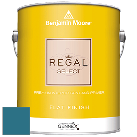 Benjamin Moore 547 Regal Select Waterborne Interior Flat Finish краска цвет 2058-30 Deep Ocean