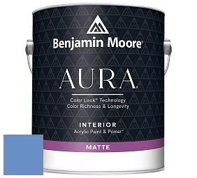 Benjamin Moore Aura 522 Interior Paint - Matte краска цвет 2067-40 Blue Lapis