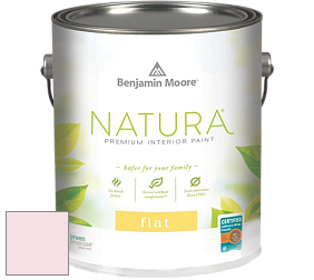 Benjamin Moore 512 Natura Interior Flat Finish матовая краска цвет 2002-70 Pink Cadillac
