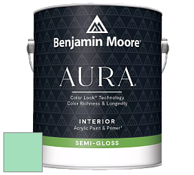 Benjamin Moore Aura 528 Waterborne Interior Semi-gloss Finish краска цвет 2037-50 Greenwood Lake
