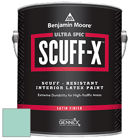 Benjamin Moore 486 Ultra Spec SCUFF-X Interior Satin Finish краска цвет 2041-50 Sea Mist Green