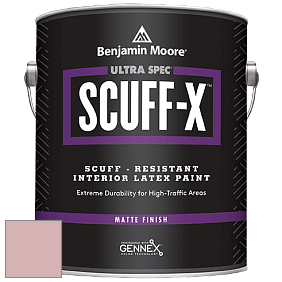 Benjamin Moore 484 Ultra Spec SCUFF-X Interior Matte Finish краска цвет 1255 Pink Panther