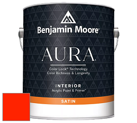 Benjamin Moore Aura 526 Waterborne Interior Satin Finish покрытие цвет RAL 2005 