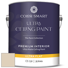 COLOR SMART CS 758 ULTRA CEILING PAINT ультраматовая краска цвет 233 Cream Fleece
