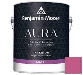 Краска Benjamin Moore Aura Interior Paint - Matte (522) цвет 1348 Razzle Dazzle
