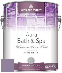 Benjamin Moore Aura 532 Bath & Spa Waterborne Interior Paint Matte Finish краска цвет 2072-40 Wild Orchid