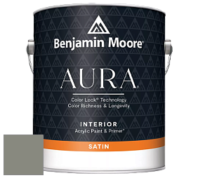 Benjamin Moore Aura 526 Waterborne Interior Satin Finish покрытие цвет NCS S 5005-G50Y 