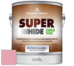 Benjamin Moore 357 Super Hide Zero Voc Interior Eggshell краска цвет 2007-50 Supple Pink