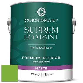 COLOR SMART CS 619 SUPREM ECO PAINT матовая краска цвет 2030-30 Lucky Charm Green