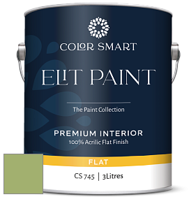 COLOR SMART CS 745 ELIT PAINT глубокоматовая моющаяся краска цвет NCS S 2040-G40Y 