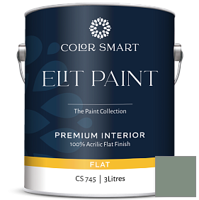 Краска COLOR SMART CS 745 ELIT PAINT глубокоматовая моющаяся краска цвет 699 Garden Oasis
