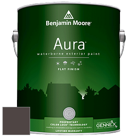 Benjamin Moore Aura 629 Waterborne Exterior Flat Finish краска цвет 2116-10 Night Shade