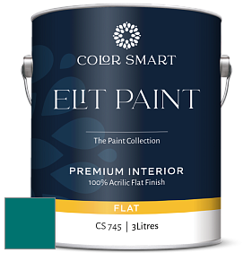 COLOR SMART CS 745 ELIT PAINT глубокоматовая моющаяся краска цвет NCS S 4055-B40G 