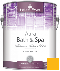 Краска Benjamin Moore Aura Bath & Spa Interior Paint Matte Finish (532) цвет 2019-30 Sunflower