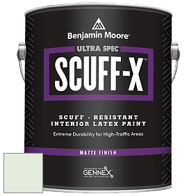 Benjamin Moore 484 Ultra Spec SCUFF-X Interior Matte Finish краска цвет 2034-70 Daiquiri Ice
