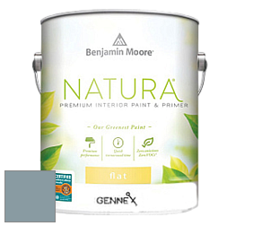Benjamin Moore 514 Natura Interior Semi-Gloss Finish краска цвет 2135-40 Province Blue