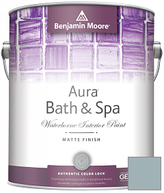 Краска Benjamin Moore Aura Bath & Spa Interior Paint Matte Finish (532) цвет AC-22 BM AC-22
